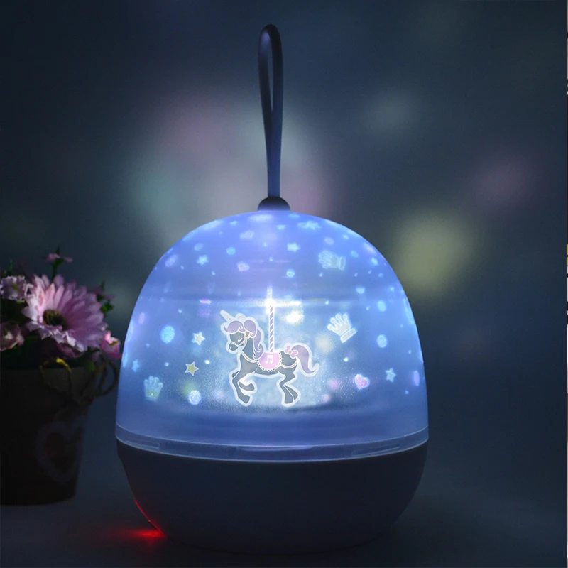 

Unicorn new led usb bluetooth rotating starry sky lamp romantic projection light christmas children holiday birthday gift