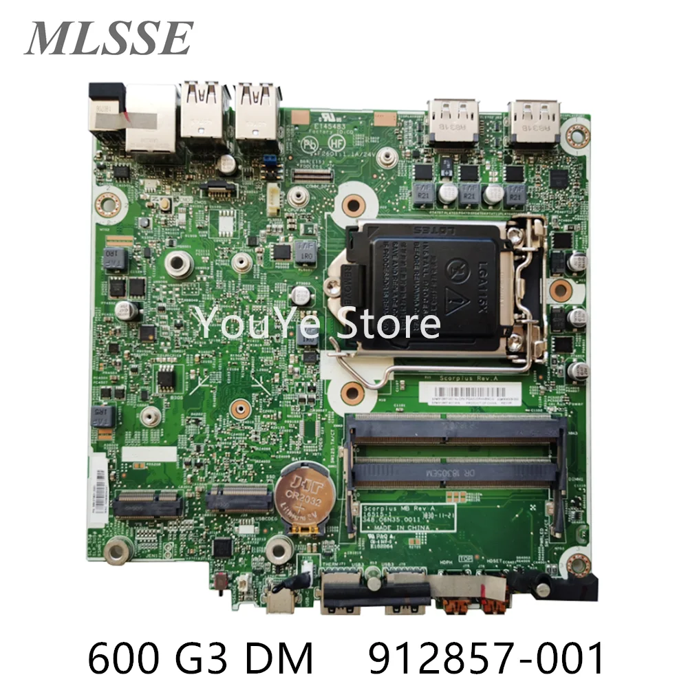 Оригинальная настольная материнская плата для HP ProDesk 600 G3 DM 912857-001 912857-601 906309-002 16515-1