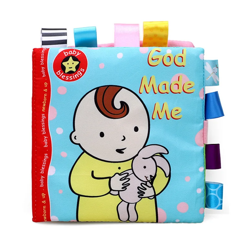 C04201 Детские игрушки, животные, обезьяна/Сова/собака, игрушки для новорожденных, Обучающие Развивающие детские тканевые книги, милая тканевая книга для малышей - Цвет: C04201
