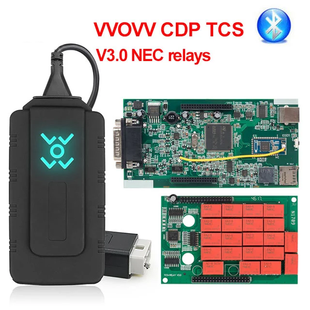 5 шт. CDP TCS V3.0 плата NEC Реле для автомобиля грузовика cdp tcs pro Bluetooth obd ii сканер,00 keygen Авто OBD2 диагностический инструмент - Цвет: CDP TCS BT