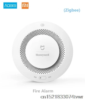 

Original Xiaomi Mijia Honeywell Fire Alarm Detector Remote Control Audible Visual Alarm Notication Work with Mi Home APP