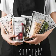 4 шт., настенные подвесные сумки для хранения, прозрачные чашки Mason на молнии, дорожный мешочек для хранения, сумка для еды, закусок, кухонный Органайзер