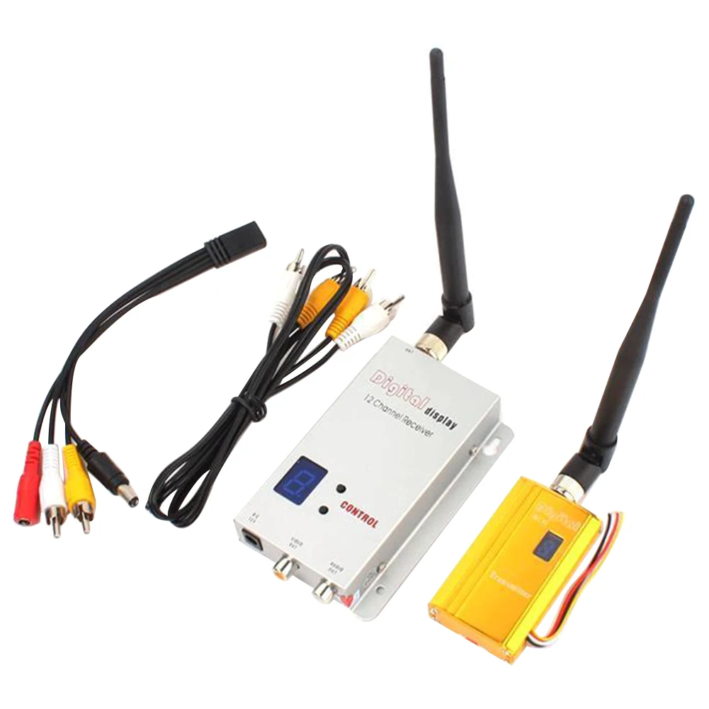 

1.2G Wireless Transceiver For CCTV Stable RC Model Easy Install Receiver Kit Audio Video Home AV Transmitter Accessories