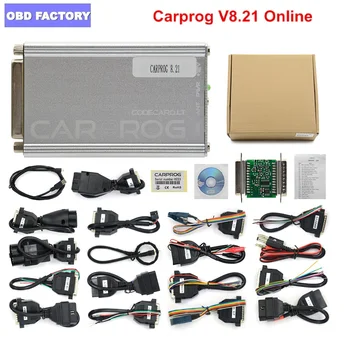 

CARPROG V8.21 Online Full Adapters Car Prog 8.21 Programmer With Free Keygen For Airbag/Radio/Dash/IMMO/ECU Auto Repair Tool