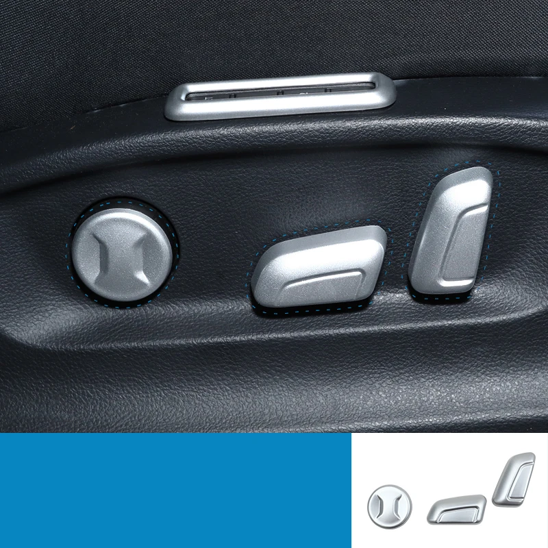 Lsrtw2017 for Skoda Kodiaq Car Gear Panel Air Conditioning Vent Trims Reading Light Frame Headlight Switch Ring - Название цвета: seat adjuster