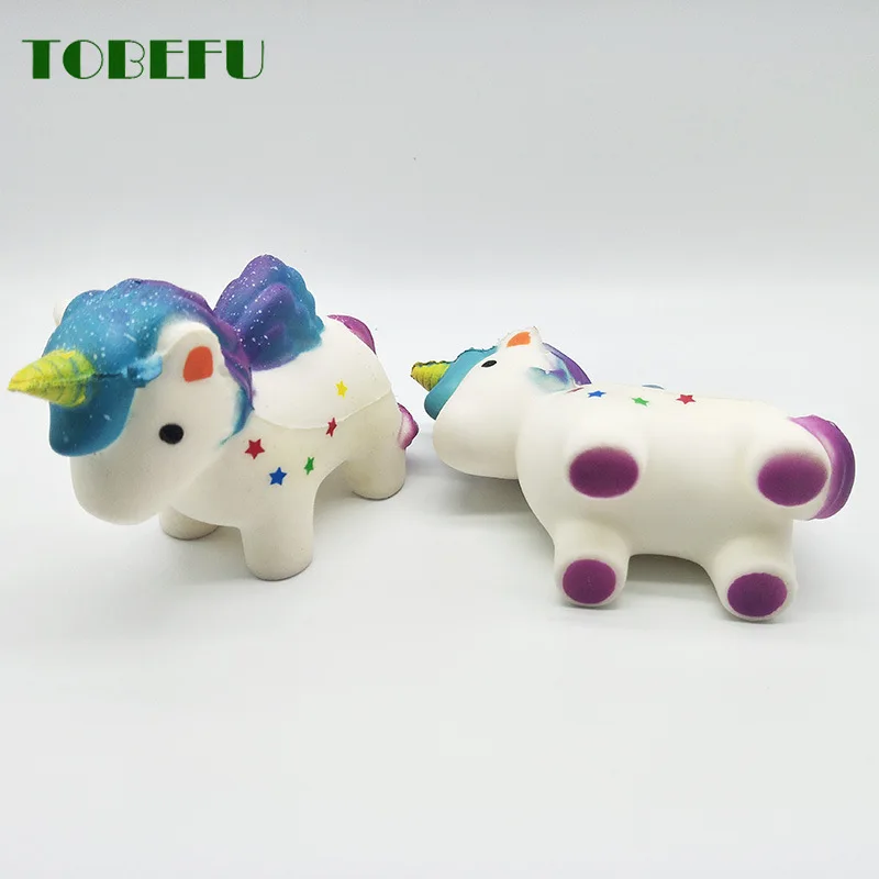 TOBEFU Jumbo мягкие игрушки для детей, медленно растущая антистрессовая игрушка, единорог, мягкая игрушка для снятия стресса, Забавная детская игрушка в подарок