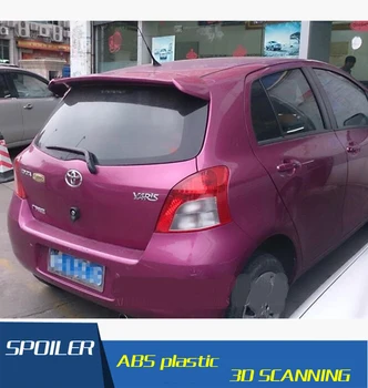 

For Toyota Yaris Spoiler High Quality ABS Material Car Rear Wing Primer Color Rear Spoiler For Toyota Yaris Spoiler 20010-2013