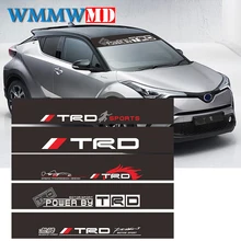 Estilo do carro adesivo de vinil trd racing desenvolvimento adesivo personalizado para toyota auto frente à prova dwaterproof água pára decalque