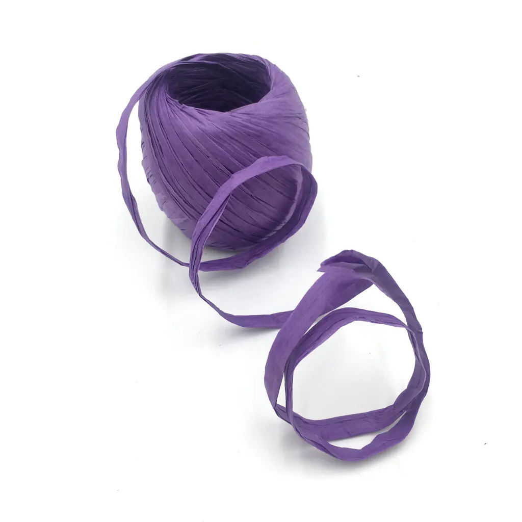 Raffia Paper Ribbon Twine Strings ,1 Roll Raffia Ribbon/String, 22 Yards Each Roll, Packing Paper Twine for Christmas