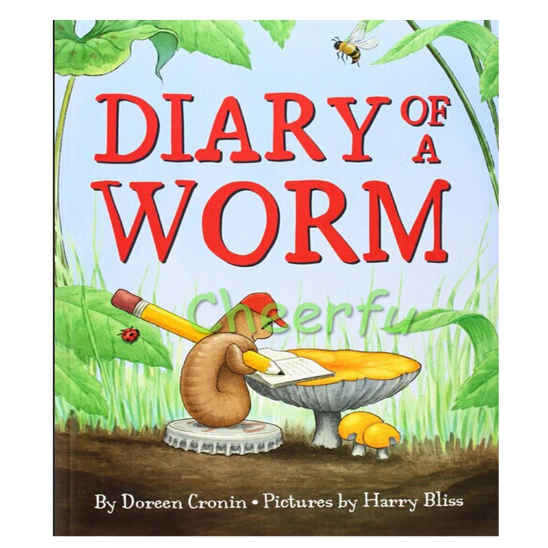 Diario De Gusano Doreen Cronina Libro De Cartas En Ingles Diario De Gusanos De Tierra Libro De Imagenes Originales Libros De Cuentos Abiertos Para Lectura De Ninos Diary Diary Book Aliexpress