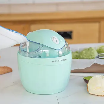 

Kitchen Ice Cream Machine Home Portable Smoothie Maker Machine Automatic Homemade DIY Ice Cream Convenient