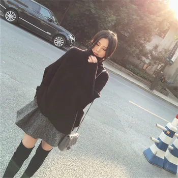 

Small Fresh Soft Sister Season Women's Wear Sweater Match Short Skirt Two Piece Suit Skirt Backing Dress 8938