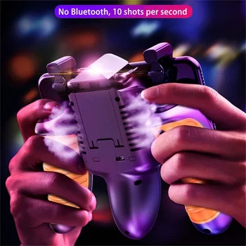 

high quality Mobile Phone Controller Gamepad with cooling fan Joystick Capacitor trigger handle Triggers L1 R1 for PUBG