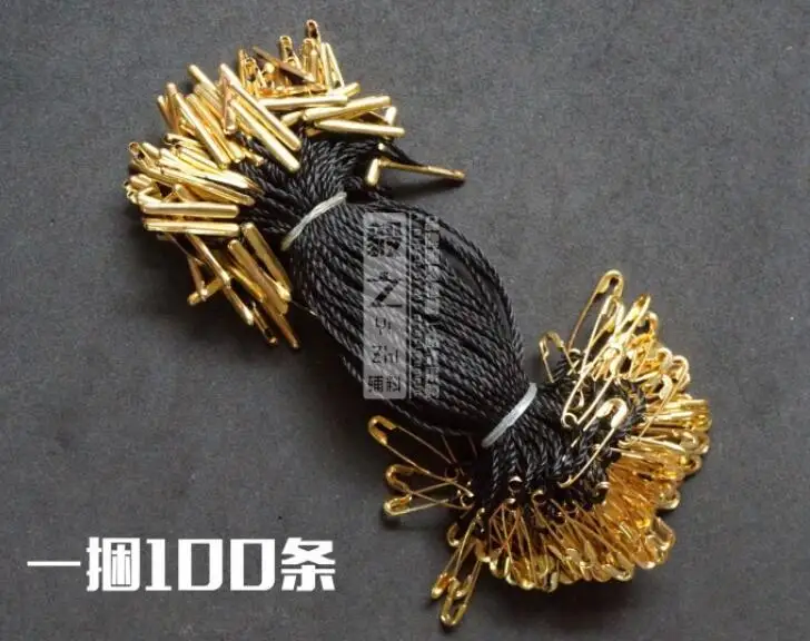 

in stock Good quality good use convenient price hang tag string in apparel loop cord for garment seal with safety Pin