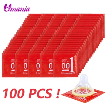 

100Pcs Large Oil Condom Delay Sex Dotted G Spot Condoms Intimate Erotic Toy for Men Safer Contraception Female Condom