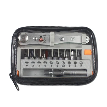 

GTBL 12Pcs Multitools Set Precision Screwdriver Bits Torque Wrench Ratchet Screwdrivers Set Screw Bits Set with Ratchet Wrench