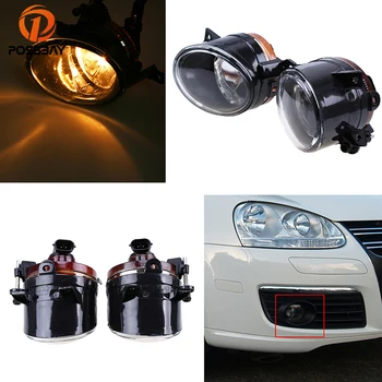 

POSSBAY H11 12V 55W Fog Lights for 2004 2005 2006 2007 2008 2009 2010 VW Jetta / Bora / Golf Mk5 Front Lower Bumper Foglamps