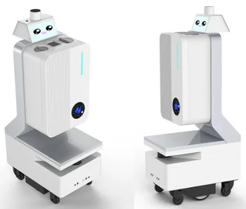 شراءيستخدم Lidar Agv الشاسيه مدرسة مستشفى حكومي فندق مطعم المطار المحمول تطهير الروبوت