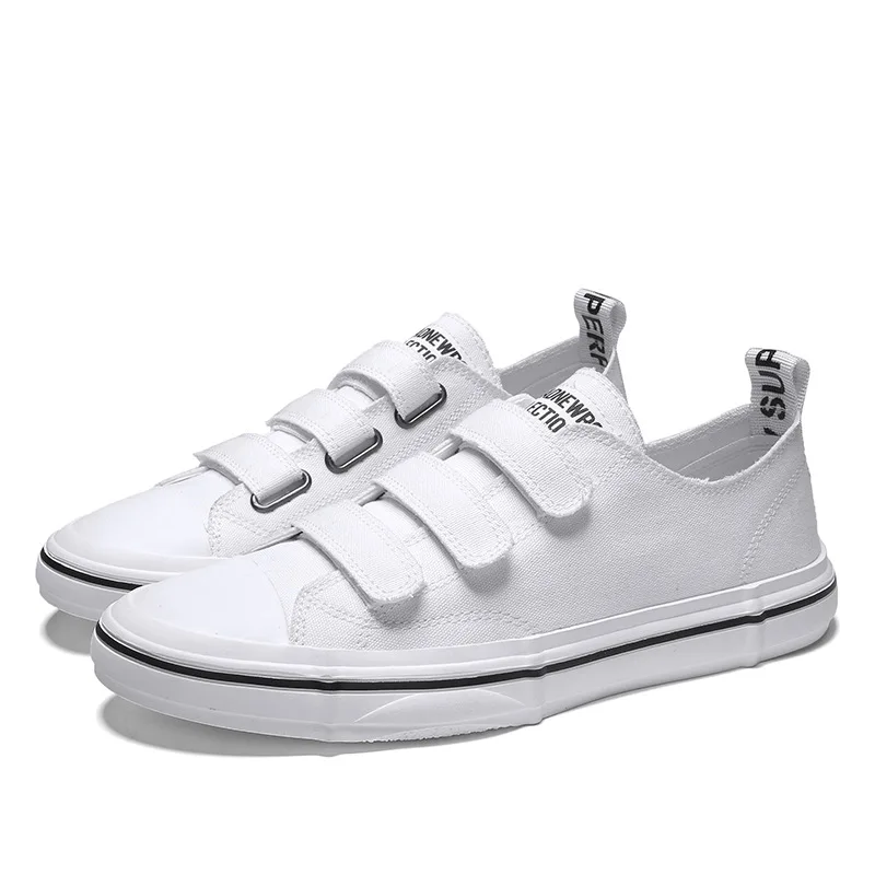 

shoes men 2019 new skate shoes students Korean version of Harajuku versatile canvas shoes low to help casual soft shoes men