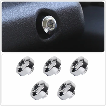 

Door Handles Armrest Screw Trim for Suzuki JIMNY 2019 Center Console Screws ABS Chrome Car Interior Accessories