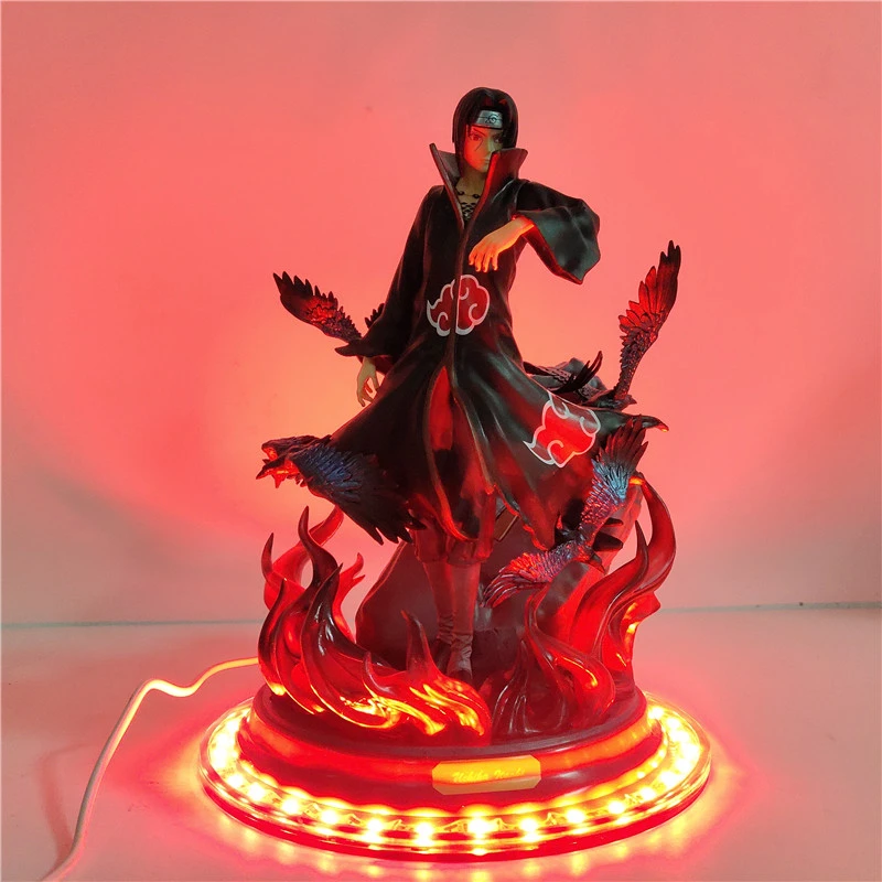 Naruto Uchiha Itachi Statue Led Night 