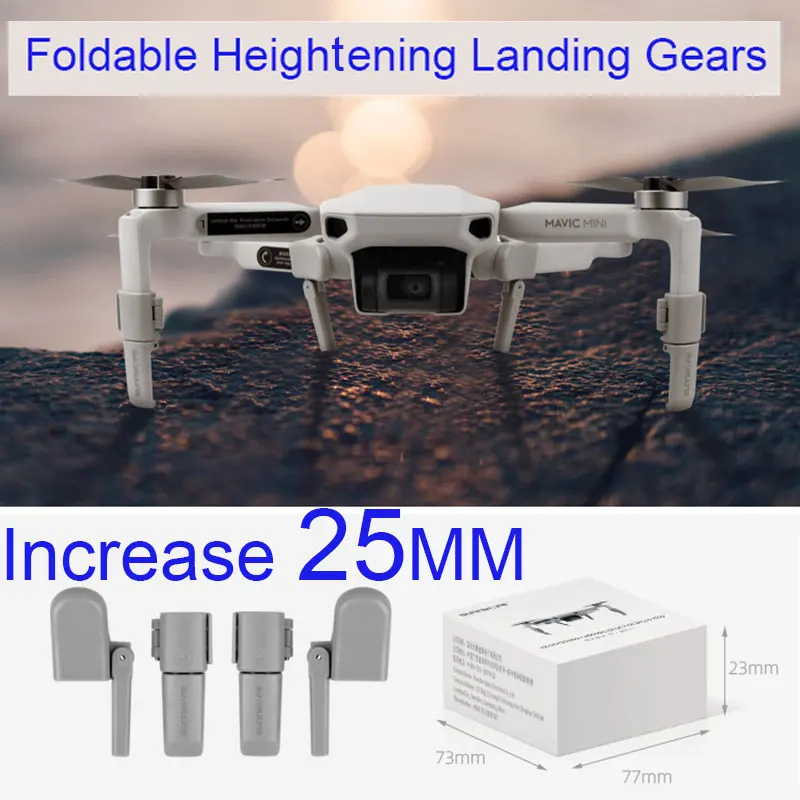 Складной Расширенный шасси DJI Mini 2 защита для удлинения ножек стабилизаторы Mavic