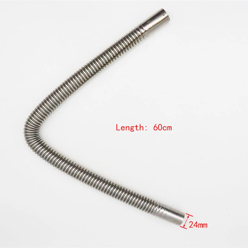 600mm 25mm Air Parking Heater Stainless Steel Exhaust Pipe Round Tube Gas Vent for Air Diesels Parking Tank Accessories