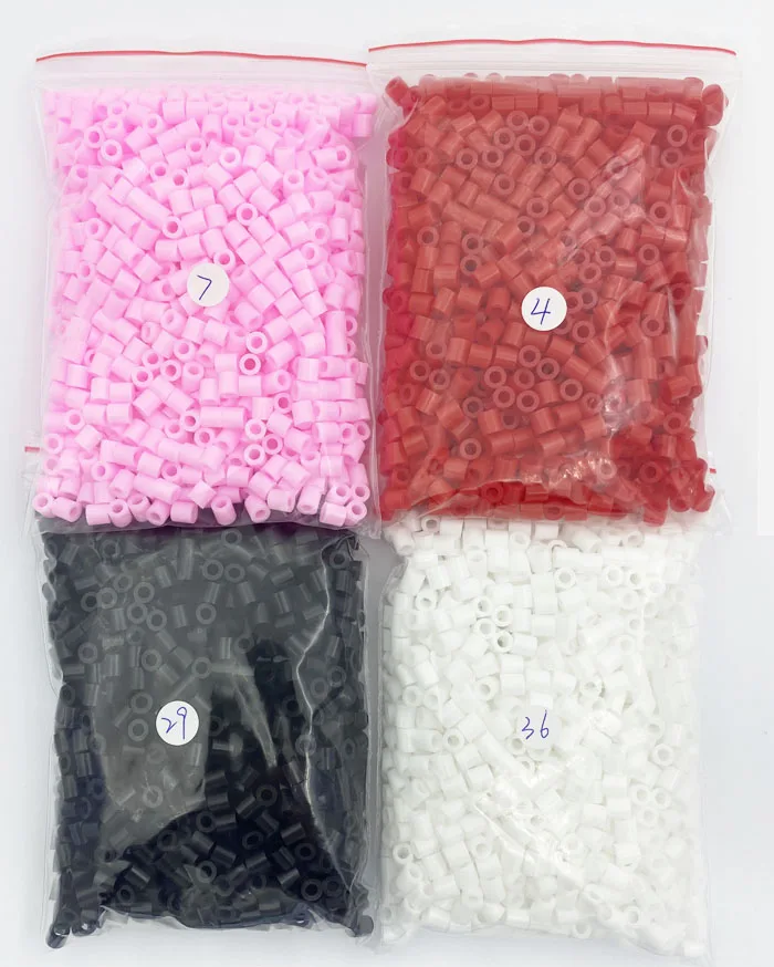 Rainbow Mix Iron Beads Craft Kit - 2000 Pieces for Creative Kids' Projects