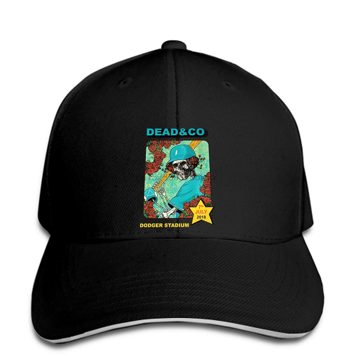 Grateful Dead and& Company Summer Tour 7 июля бейсболка Dodger Stadium snapback шляпа пиковая
