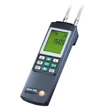 Price Testo 526-1-Differential Pressure Measuring Instrument 0 To 2000 HPa,Differential Pressure Sensor,2 Probe Inputs,0560 5280