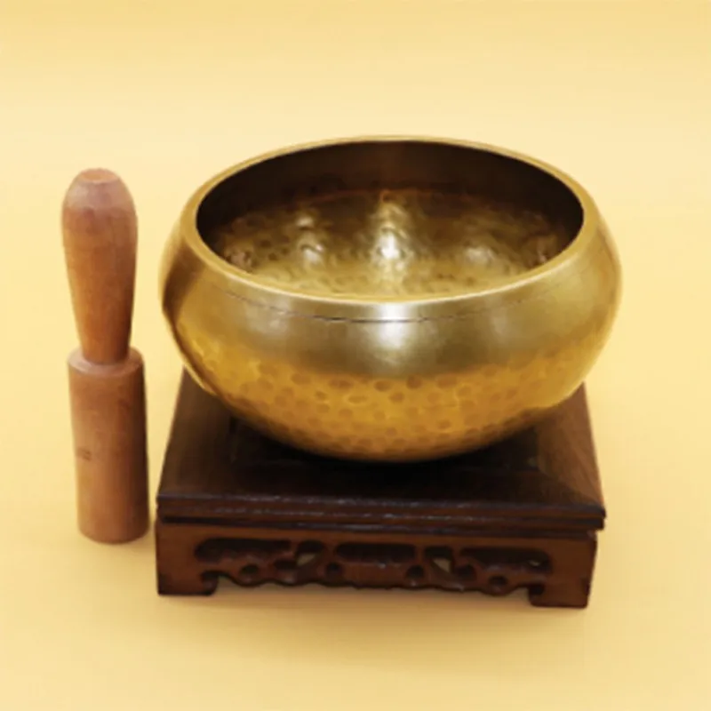 Yoga Instrument Singing Bowl Bell Meditation Tibetan Chakra Hand Buddhism Massage Percussion | Дом и сад