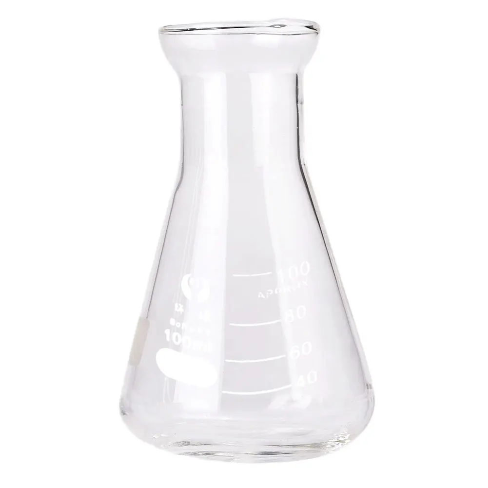 Коническая фляга Erlenmeyer боросиликатный мерный стакан 50 мл-500 мл мебель для виноделия Бар Прочный туалетный репав