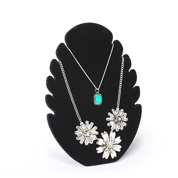 

Unpainted Leaf Shape Wood Bracelets Necklaces Jewelry Display Holder Organizer for Shop Home Ornaments 2020