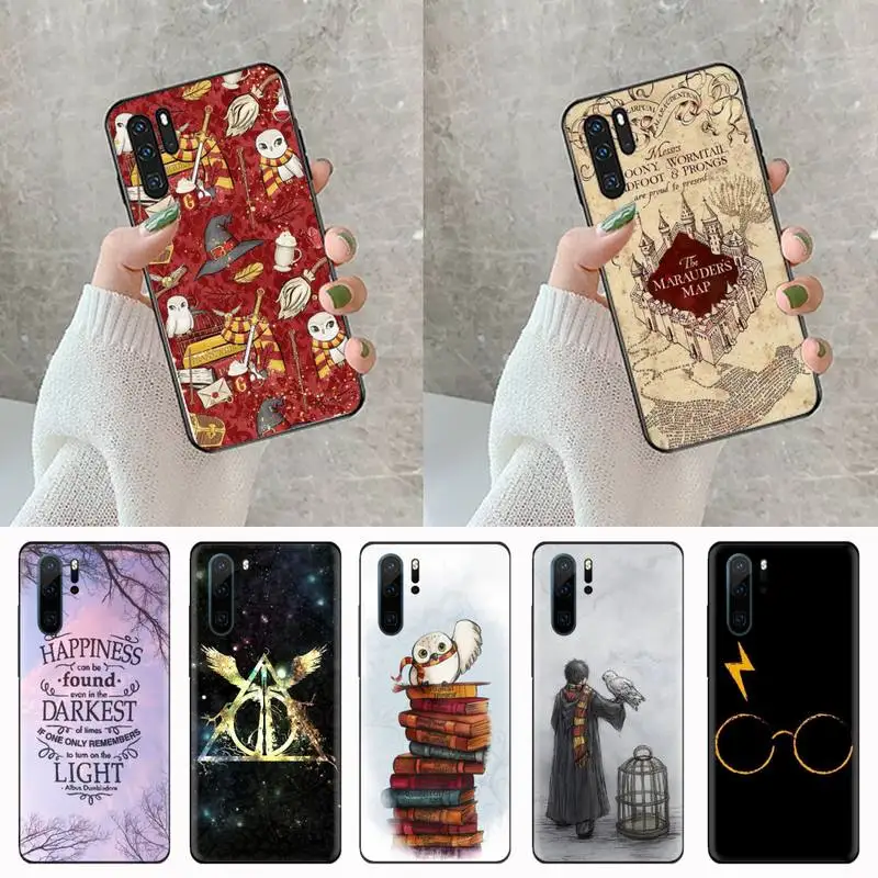 

eternally Hogwart Harries Potter Comic design Phone Case Funda For Huawei P9 P10 P20 P30 Lite 2016 2017 2019 plus pro P smart