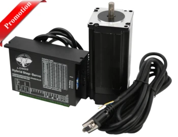 

Promotion!EU Free ship NEMA23 Closed-Loop Motor 2.8N.M 4A 425 oz.in 3m cable 1000 line Encoder&Servo Driver HBS57