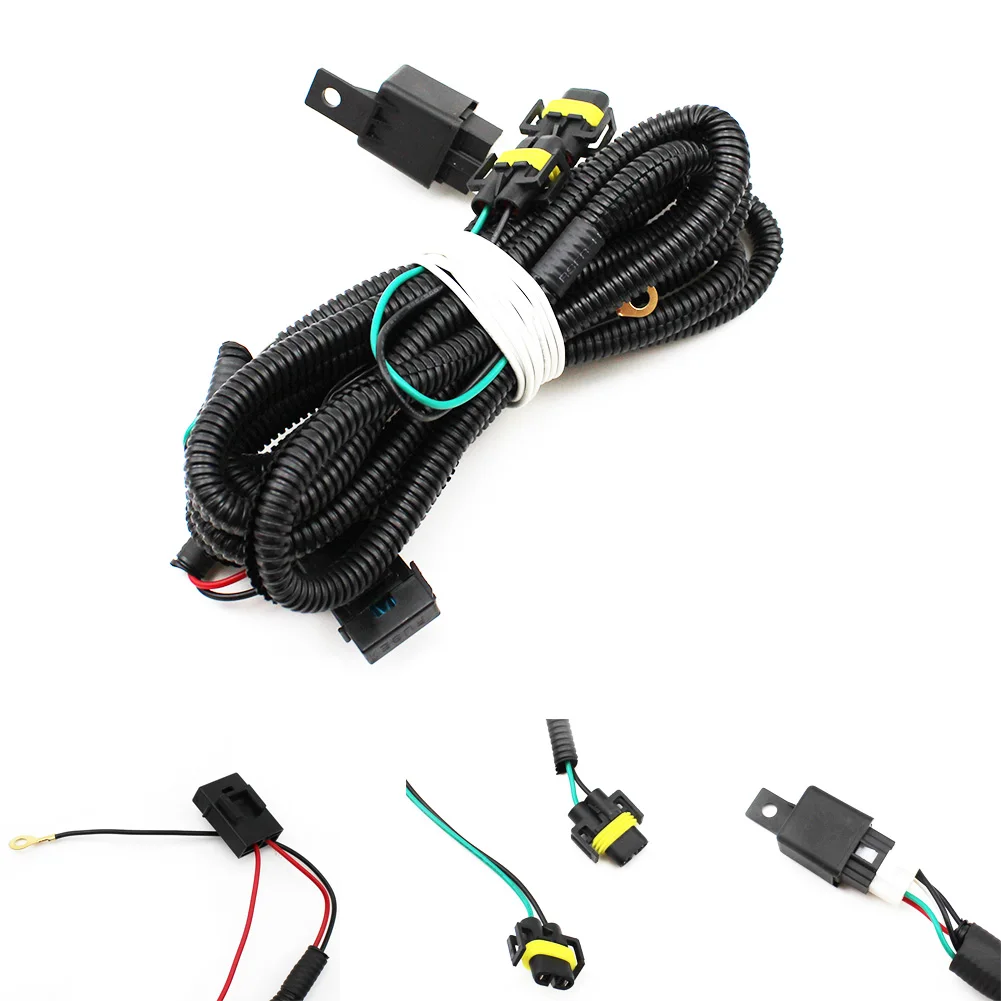 Car accessories Fog Lamp Wiring Harness Sockets Wire Cable fit for Honda Toyota Ford VW Nissan