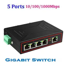 5 портов гигабитный коммутатор 10/100/1000 Мбит/с Ethernet сетевой коммутатор RJ45 Lan концентратор Ethernet коммутатор полный или полудуплексный обмен