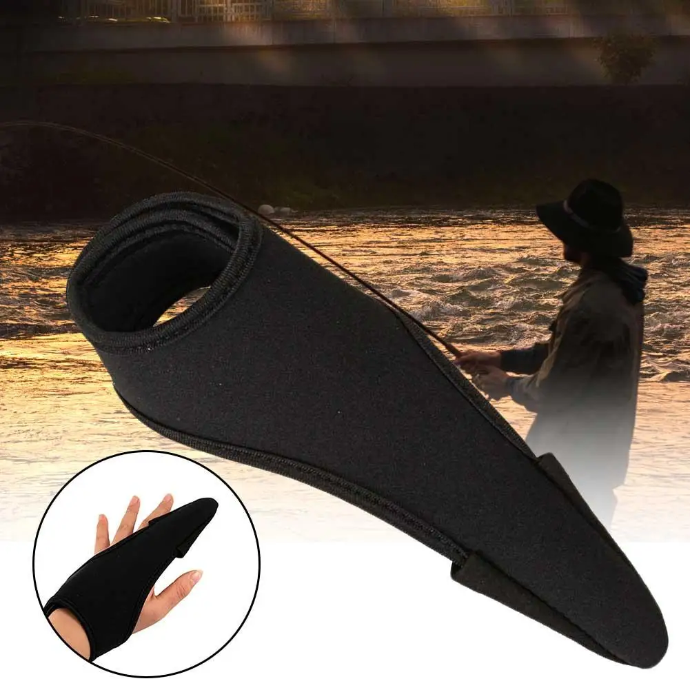 1Pc Thicken Single Finger Protector Casting Fishing Breathable Non Slip