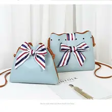 Сумки через плечо для женщин, Сумки из искусственной кожи, женская сумка на плечо с бантом и лентой, модная сумка для путешествий, сумка-тоут, женская сумка-мессенджер