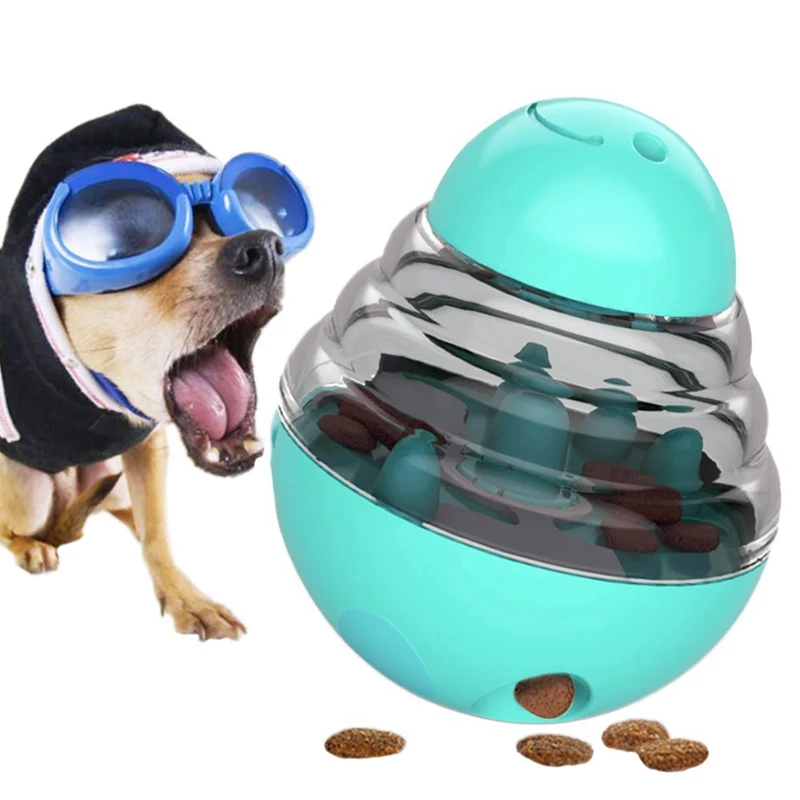 Pet мяч миска кормушка собака интерактивный стакан дренажная игрушка для собак кошка утечка мячик для еды смешная пластиковая игрушка для домашних животных жевательные игрушки