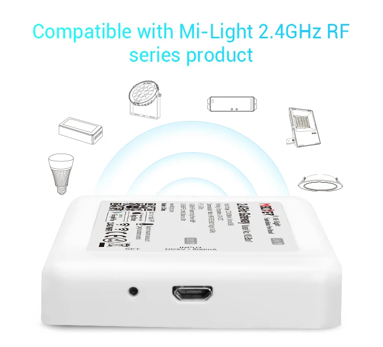 Miboxer WiFi Box светодиодный контроллер 2,4G беспроводной WiFi rgb контроллер для RGBW светодиодный светильник