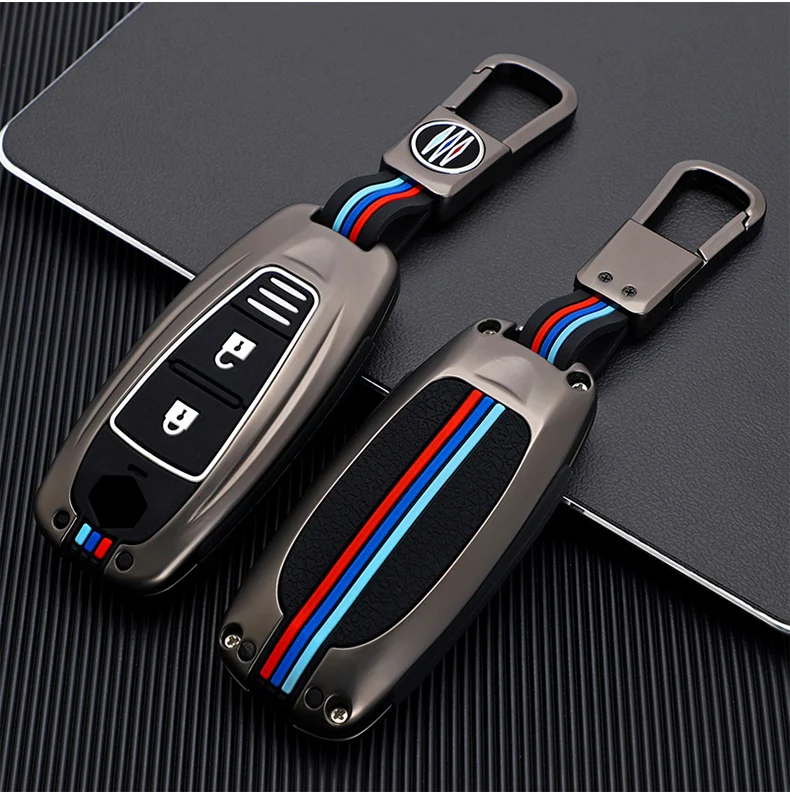 Custodia Smart Key Shell per auto in lega di zinco per Suzuki Vitara Swift Ignis Kizashi SX4 Baleno Ertiga 2016 2017 2018 2019 portachiavi - H35726c565956450fb684a0dd77dc1862c