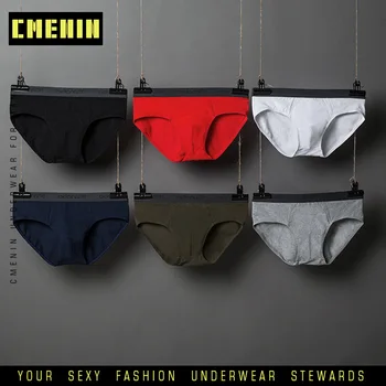

6Pcs Sexy Solid Gay Men Underwear Men Jockstrap Briefs Men Bikini Gay Men Underwear Slip Cotton Lingerie Jockstrap AD305
