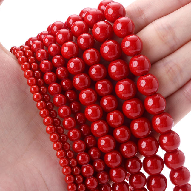 Stone Beads Blue Apatite Beads Round Loose Spacer Bead for Jewelry Making DIY Charm Bracelet Accessroies 6/8/10mm