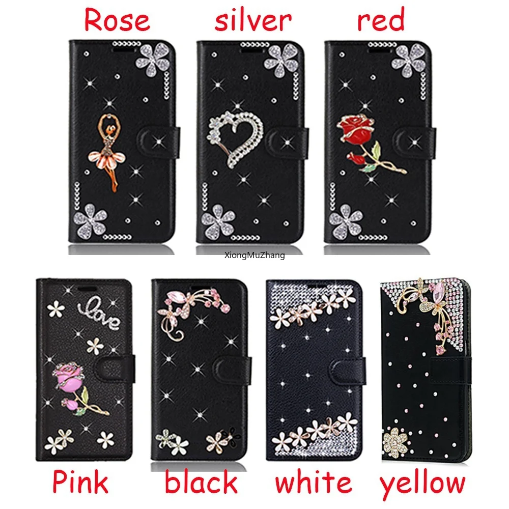 Luxury Glitter Bling Diamond Flip Leather Wallet Funda Bag Cover for IPhone 13 Pro Max 11 Mini 12 Pro Max 8 7 6Plus Xr XsMax 12