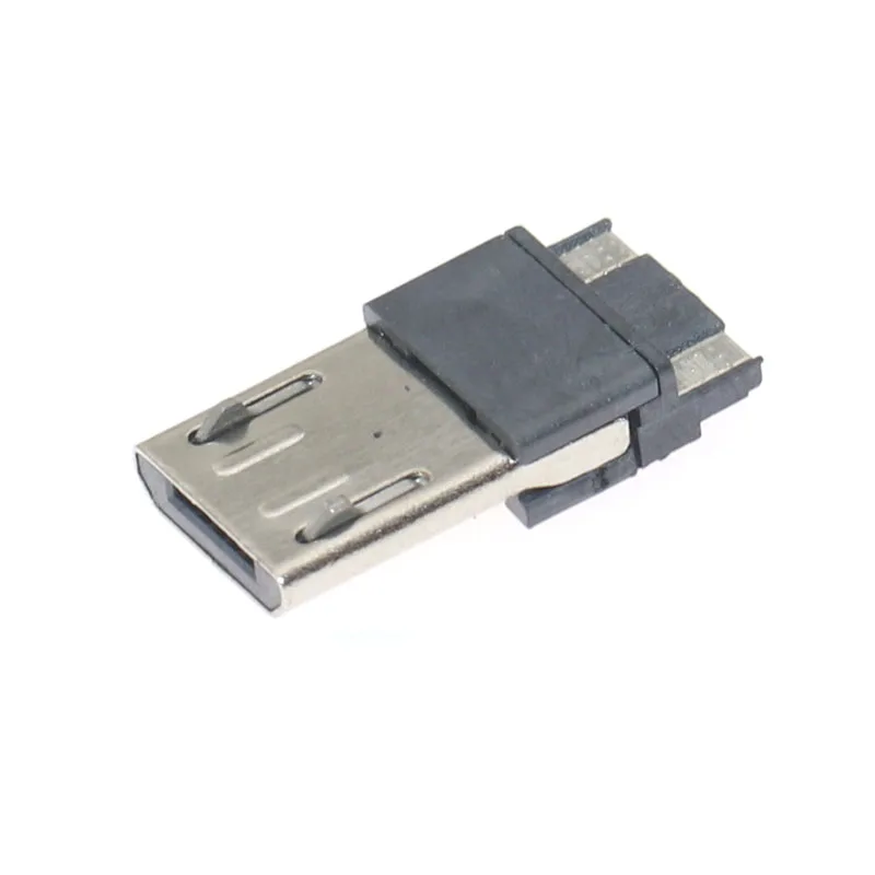 20 шт./партия 5 Pin/4 Pin Micro USB разъем Jack хвост USB разъем Sockect терминалы мужские разъемы