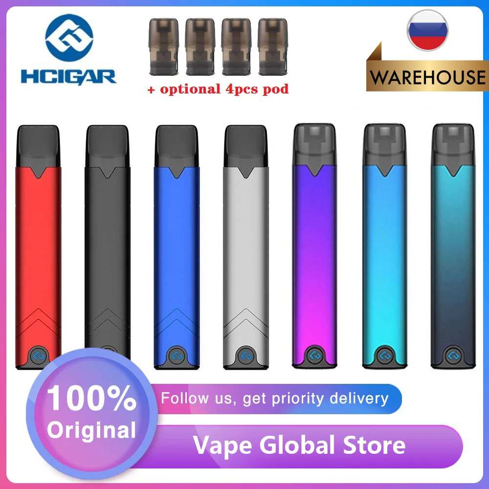 Оригинальный Hcigar аксо операционной системой Pod Vape комплект с 420 мА/ч Батарея & 1 4 мл