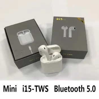 

TWS earbuds i5 5.0 Wireless earphone Touch Control bluetooth headset both side calling headphone noise cancelling earphone