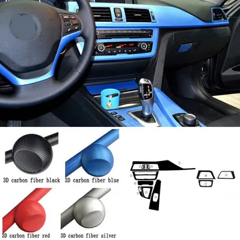 

Car-Styling Brand New Car Interior Center Console Color Change Carbon Fiber Molding Sticker Decals For BMW 3 Series