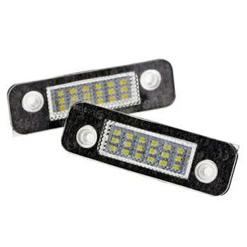 

2 License Plate Led License Plate Number Lamp 18 Light White Light For Mondeo Mk2 For Carnival Mk5